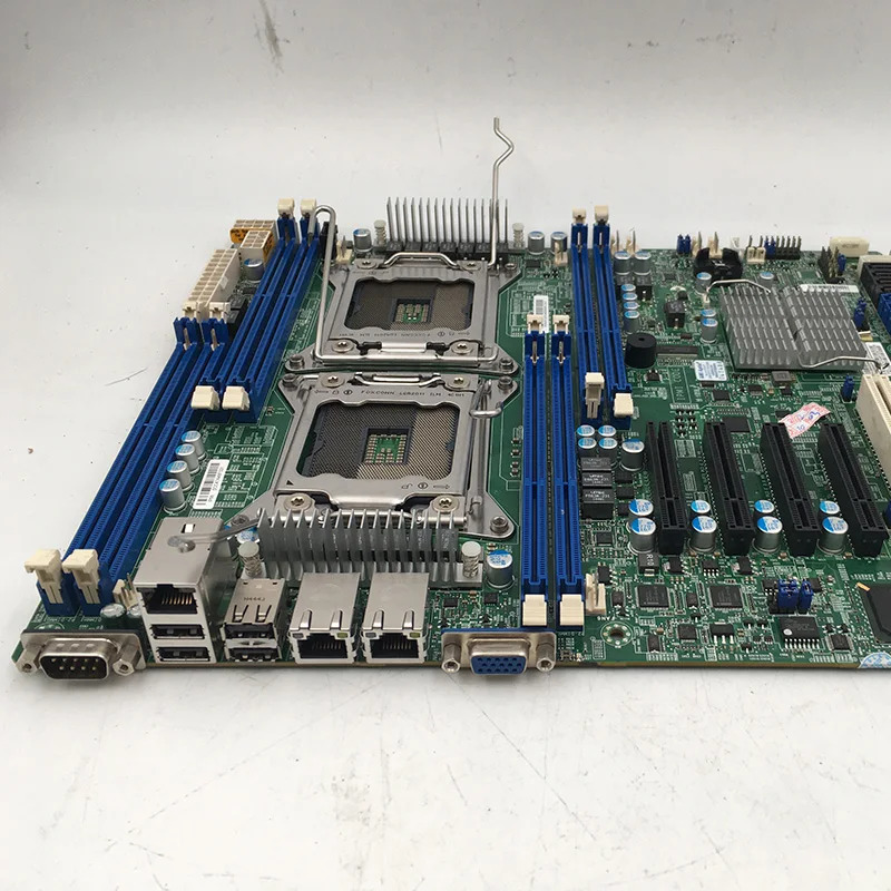 Supermicro 양방향 서버 마더보드 LGA 2011 intel호환 C606 DDR3 Xeon E5-2600 v2 군 PCI-E 3.0X9DRL-3F