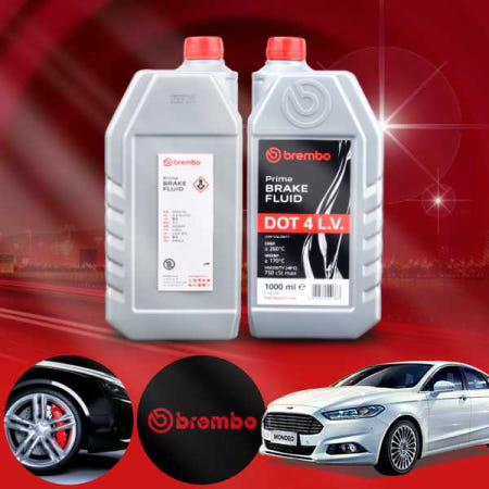 포드 몬데오(15~18) 2.0d 4세대 브렘보 브레이크오일 DOT4 LV 1L 저점도 브레이크액 1병