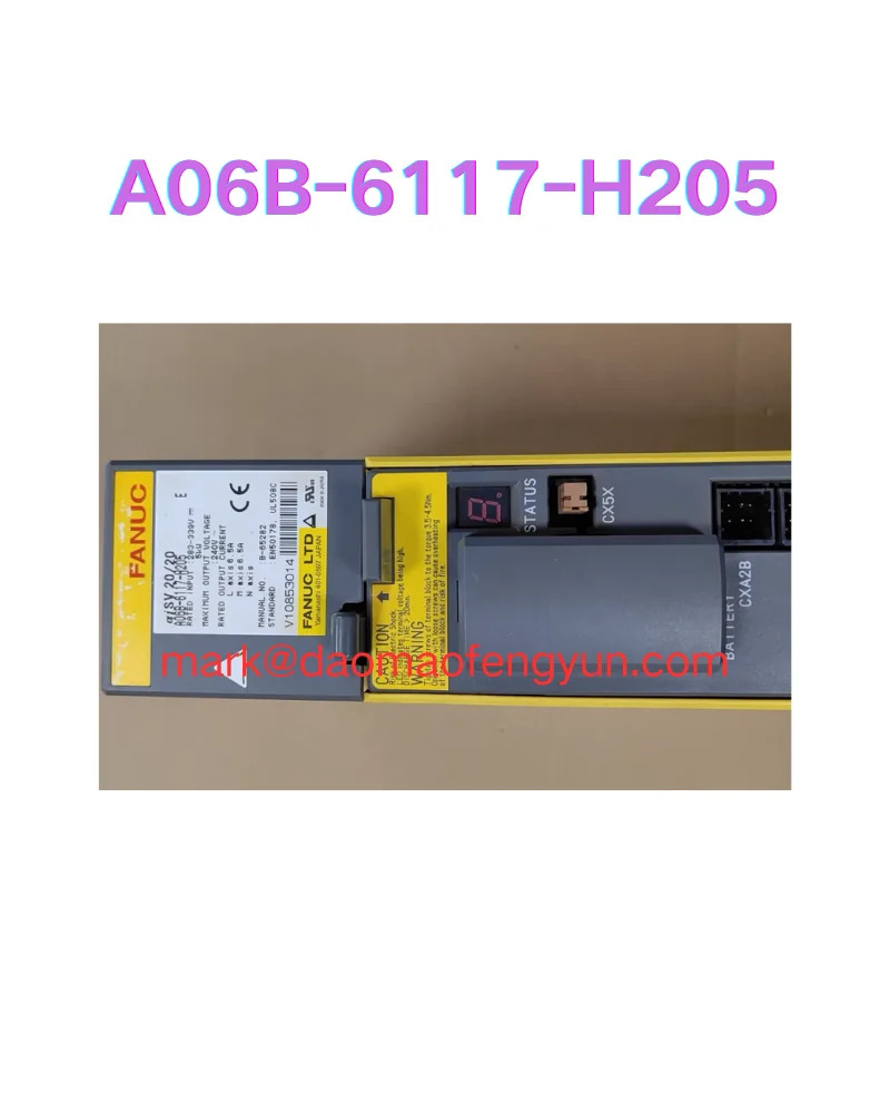 A06B-6117-H205 리퍼 서보 드라이브 ok