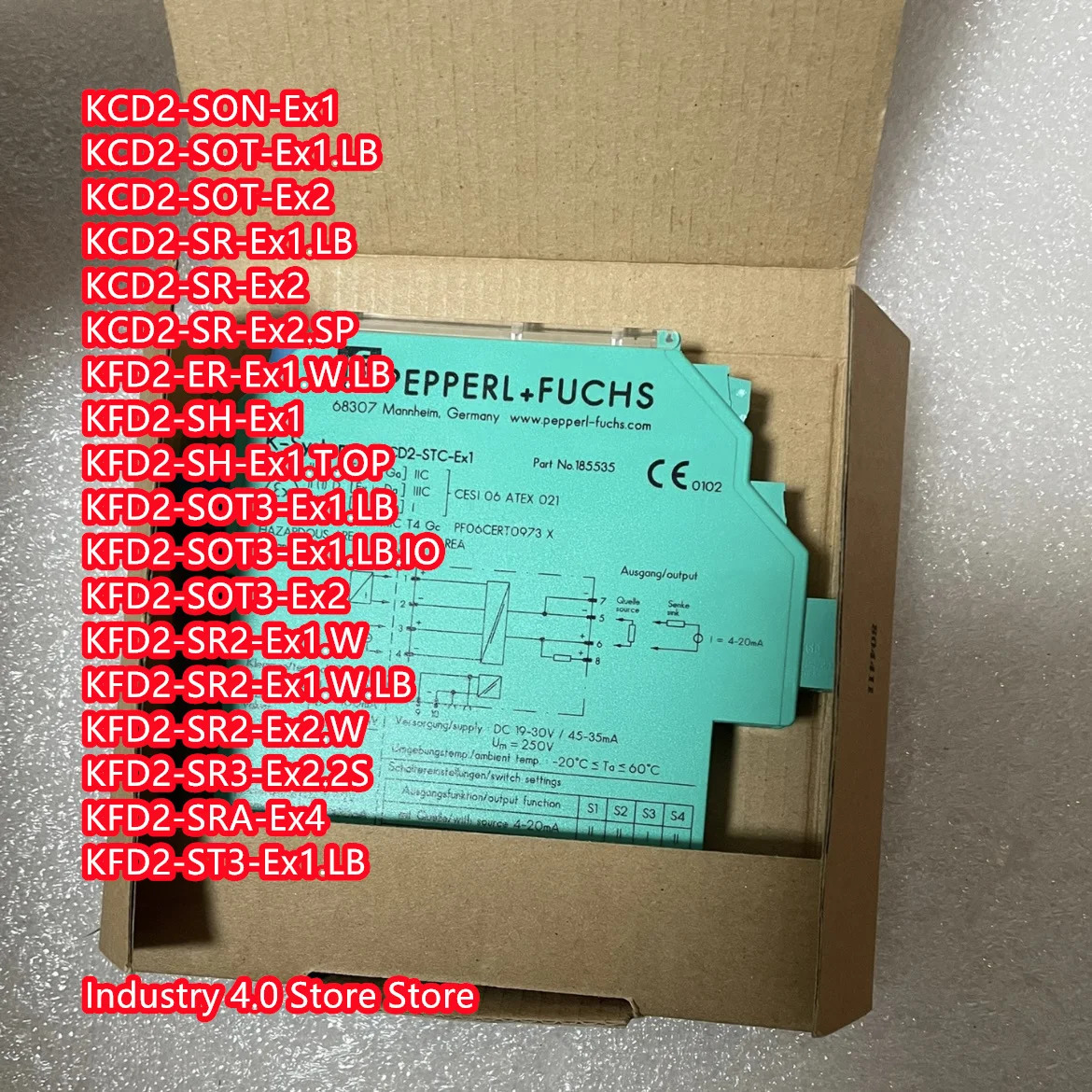 안전 KFD2-SOT3-Ex1.LB.IOKFD2-SOT3-Ex2 오리지널