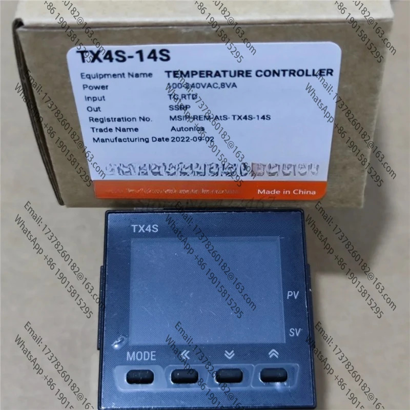 TX4S14S 온도 제어 1 16 DIN .LCD 디스플레이 4 자리 PID SSR 드라이브 출력 1개알람 100 240VAC 50/60Hz