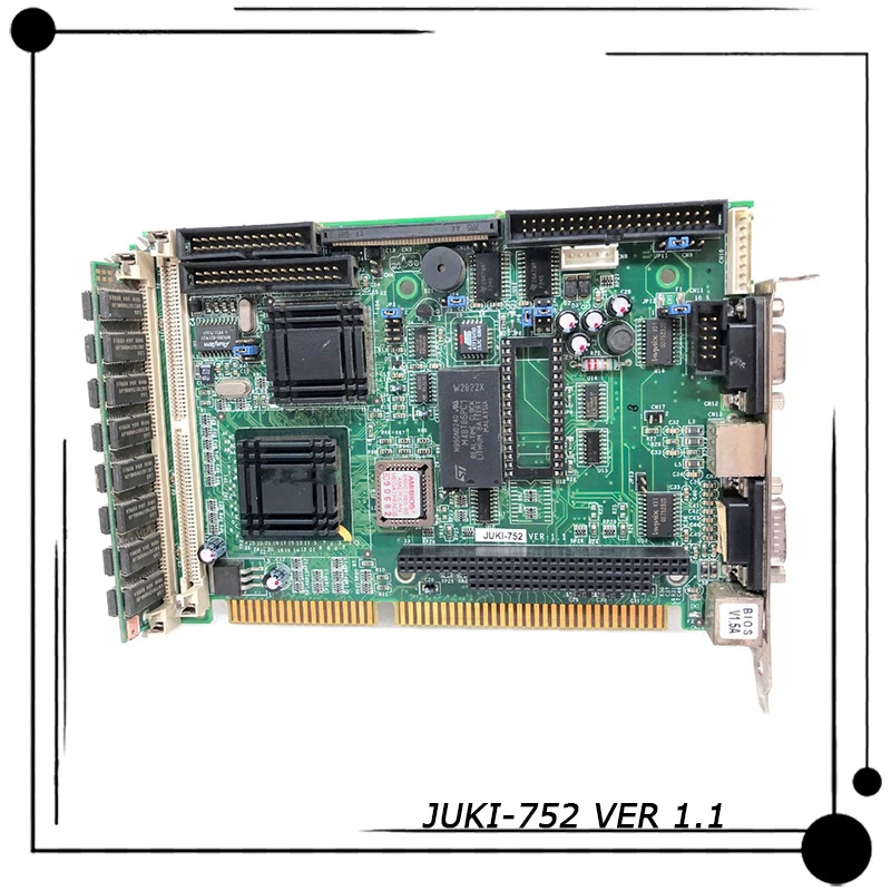 JUKI-752 VER 1.1 반길이 산업제어 장비 마더보드 전 리퍼