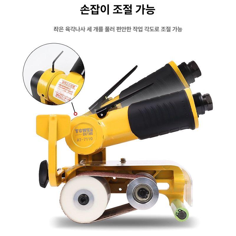 에어 벨트 샌더 샌딩기 연마기 그라인딩 사포 내구성 샌딩 벨트 기계 60 + 260 - 상세 이미지 4