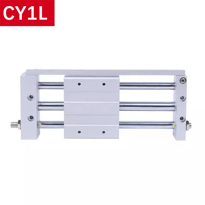 가이드 레일 CY1L 마그네틱 커플 로드리스 공압 실린더 10/15/20/25/32/40-50X100X150 긴 스트로크 Bese 맞춤형