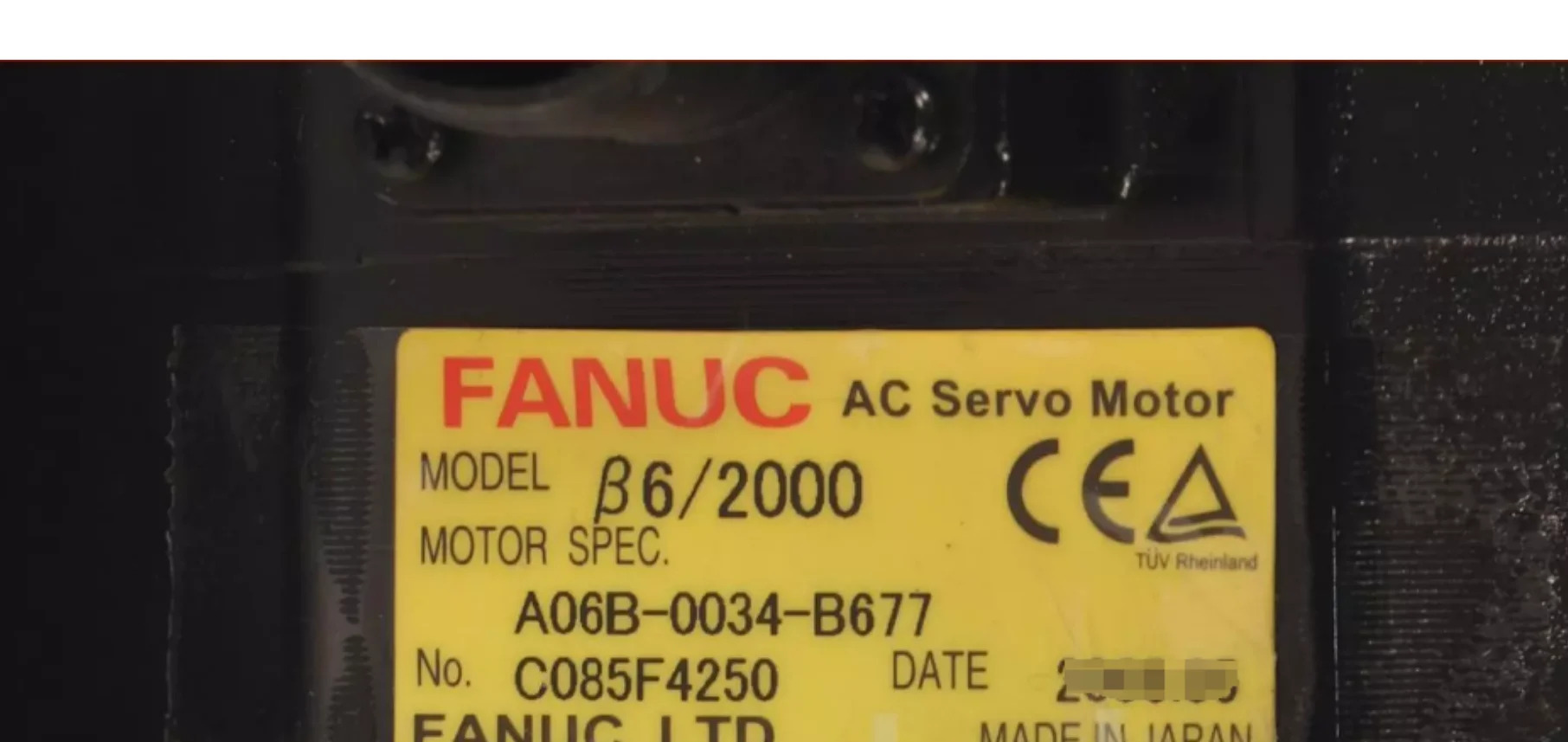 A06B-0034-B677 Fanuc 서보모터 Ok A06B 0034 B677 리퍼 완료