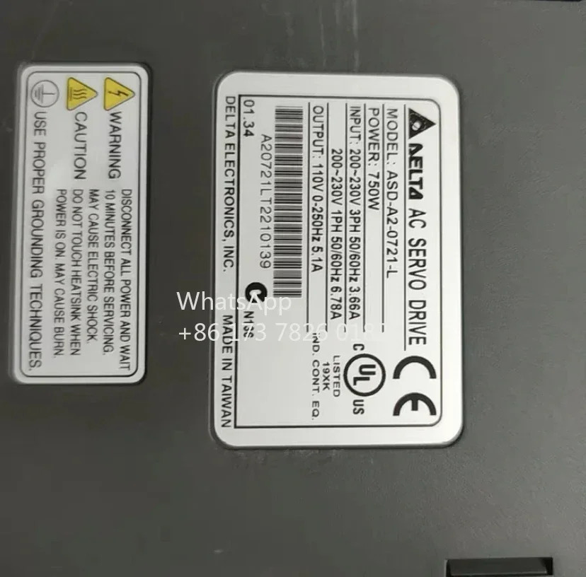 리퍼 서보 드라이브 0.75KW ASD-A2-0721-L 기능이 가득