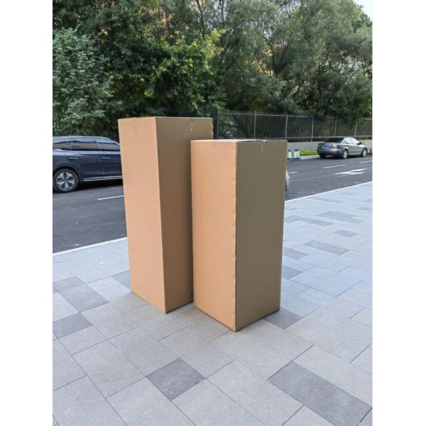 튼튼한 수납 보관함 세탁기 방수 이삿짐 두꺼운 상자 박스 50x50x90cm 50x50x90cm 단일종이상자 - 상세 이미지 5