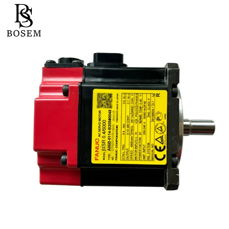 Fanuc AC 서보모터 BiSR0.4/4000 A06B-0114-B205 0048 A06B-0114-B855