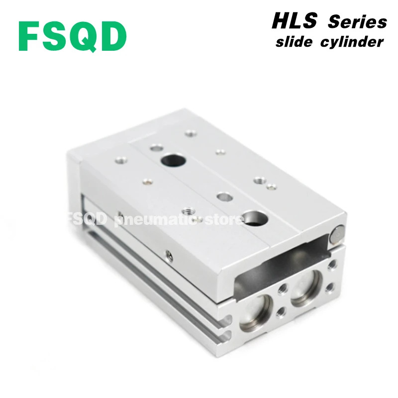 공압 슬라이드 실린더 HLS16HLS20-102030405075100125150 AS BS AF BF A B FSQD HLS 시리즈HLSL16HLSL20