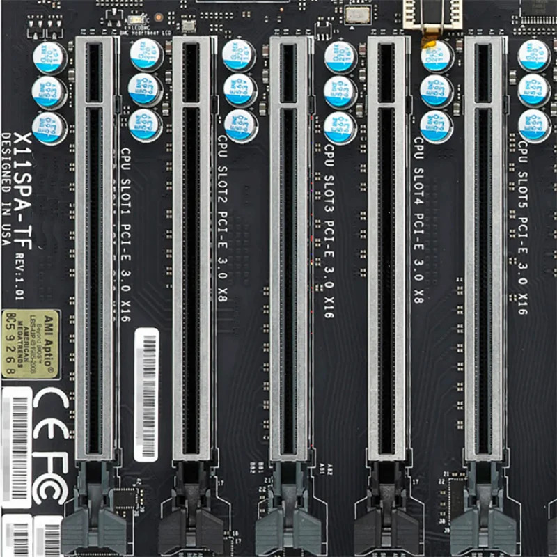 Supermicro 워크스테이션 E- 마더보드X11SPA-TF intel호환 C621 LGA-3647 DDR4 지원 대 Xeon 리퍼