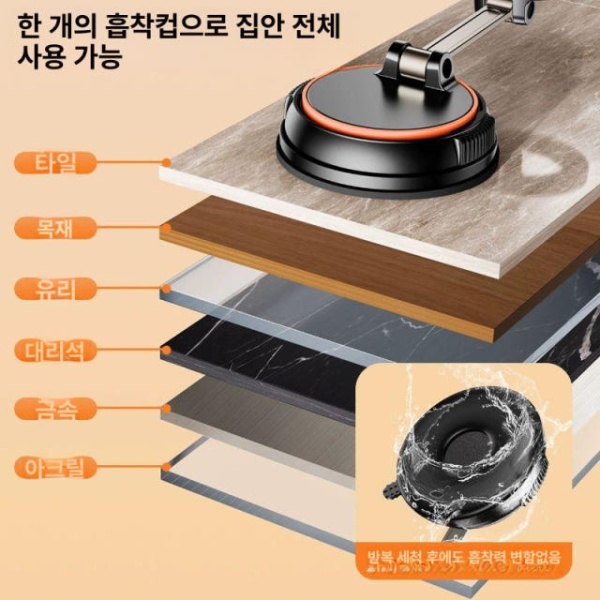 프리미엄 태블릿거치대 고정 자석 진공 흡착 360도 회전 무타공 접이식 Magsafe 접이식 Magsafe - 상세 이미지 4