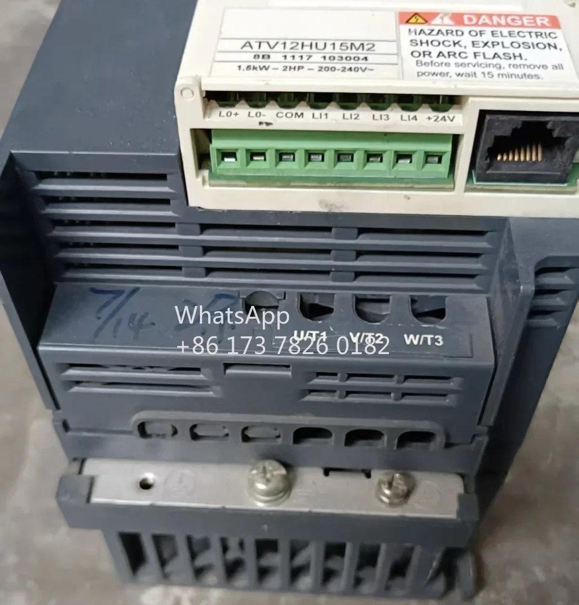 리퍼된 인버터 1.5kw 단상 입력 ATV312HU15M2 리퍼 기능 정상
