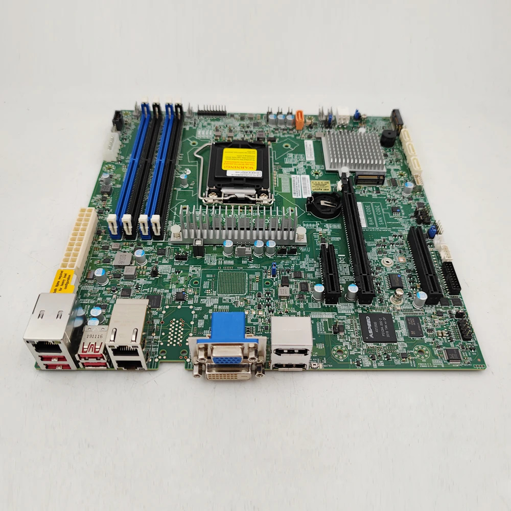Supermicro 워크스테이션 마더보드X12SCZ-QF LGA-1200 intel호환 Q470 칩셋 DDR4 지원 대 코어 i9/i7/i5/i3