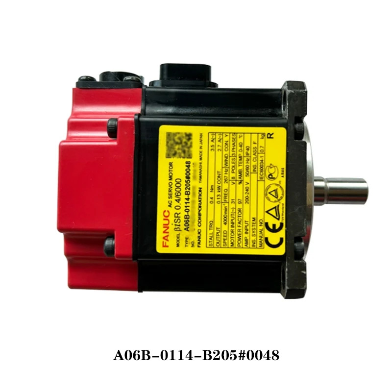 Fanuc AC 서보모터 BiSR0.4/4000 A06B-0114-B205 0048 A06B-0114-B855