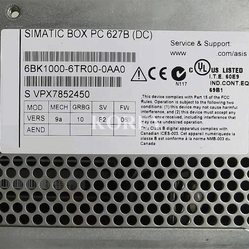 산업컴퓨터 PC627B 6BK1000-6TR00-0AA0 6BK1 000-6TR00-0AA0 포장