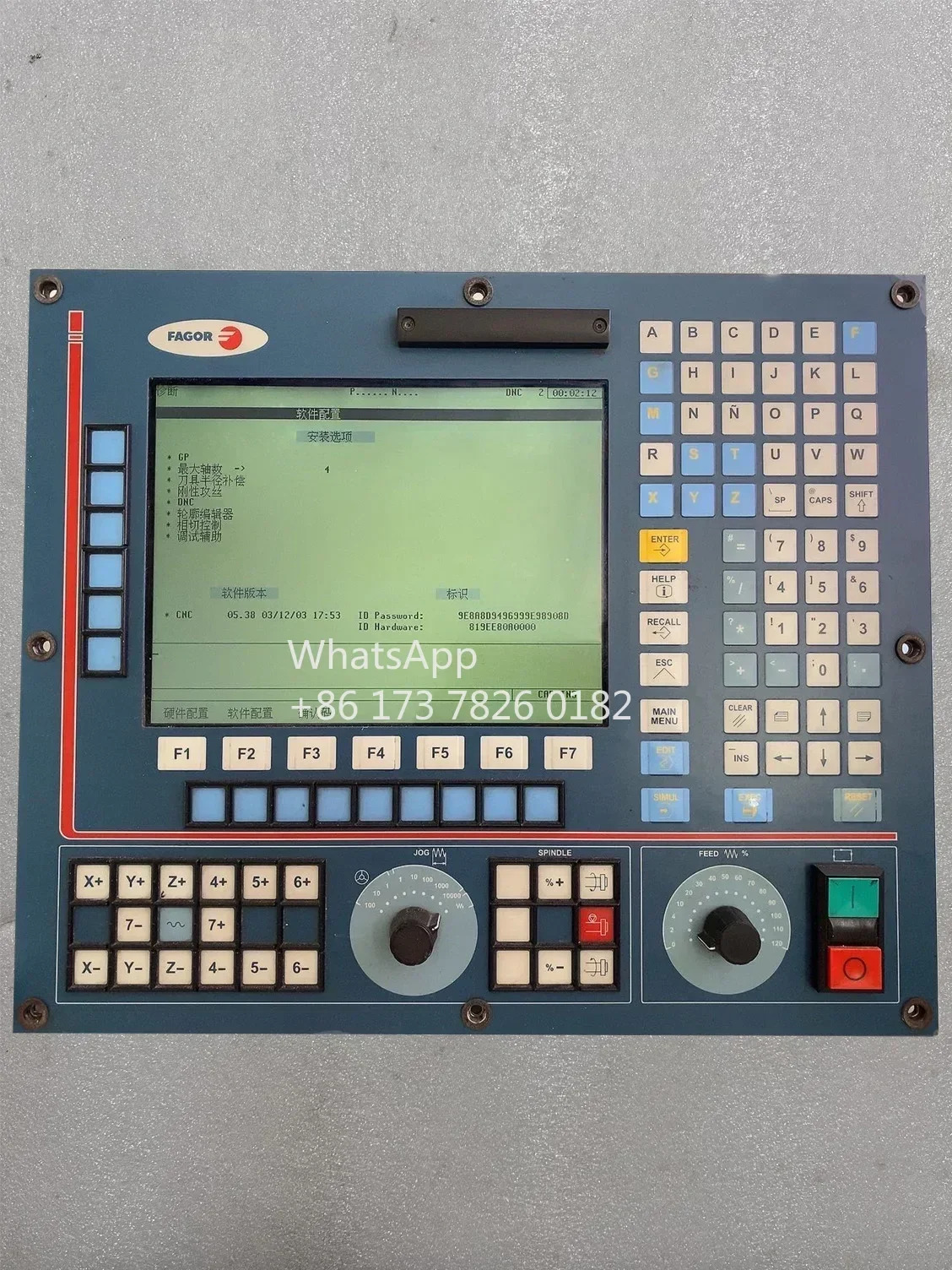 리퍼 CNC 8055iC-M-MON-K Fagor 시스템 8055i/C-M-MON-K