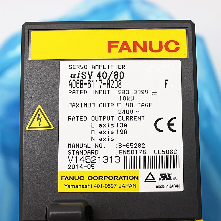 A06B-6117-H208 CNC 기계Fanuc 서보 드라이브 증폭기 모듈