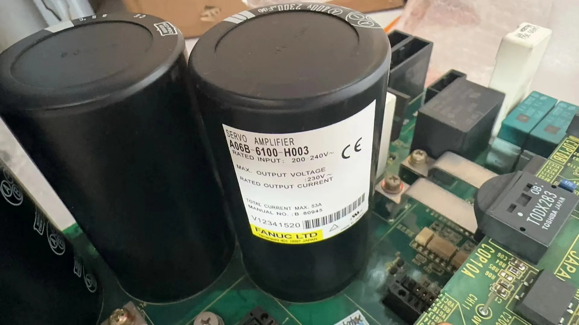 A06B-6100-H003 Fanuc 서보 드라이브 모듈 리퍼 OK A06B 6100 H003
