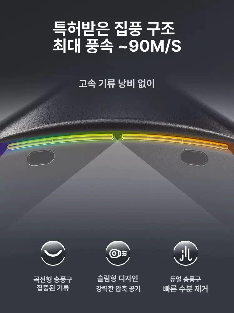 핸드드라이 무소음 휴게소 공중화장실 자동 감지 3890-그레이 - 상세 이미지 3