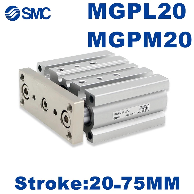 MGPM MGPL 컴팩트 가이드 실린더 SMC MGPM20 MGPL20 MGPM20-20Z -30Z -40Z -50Z -75Z MGPL20-20Z 신품