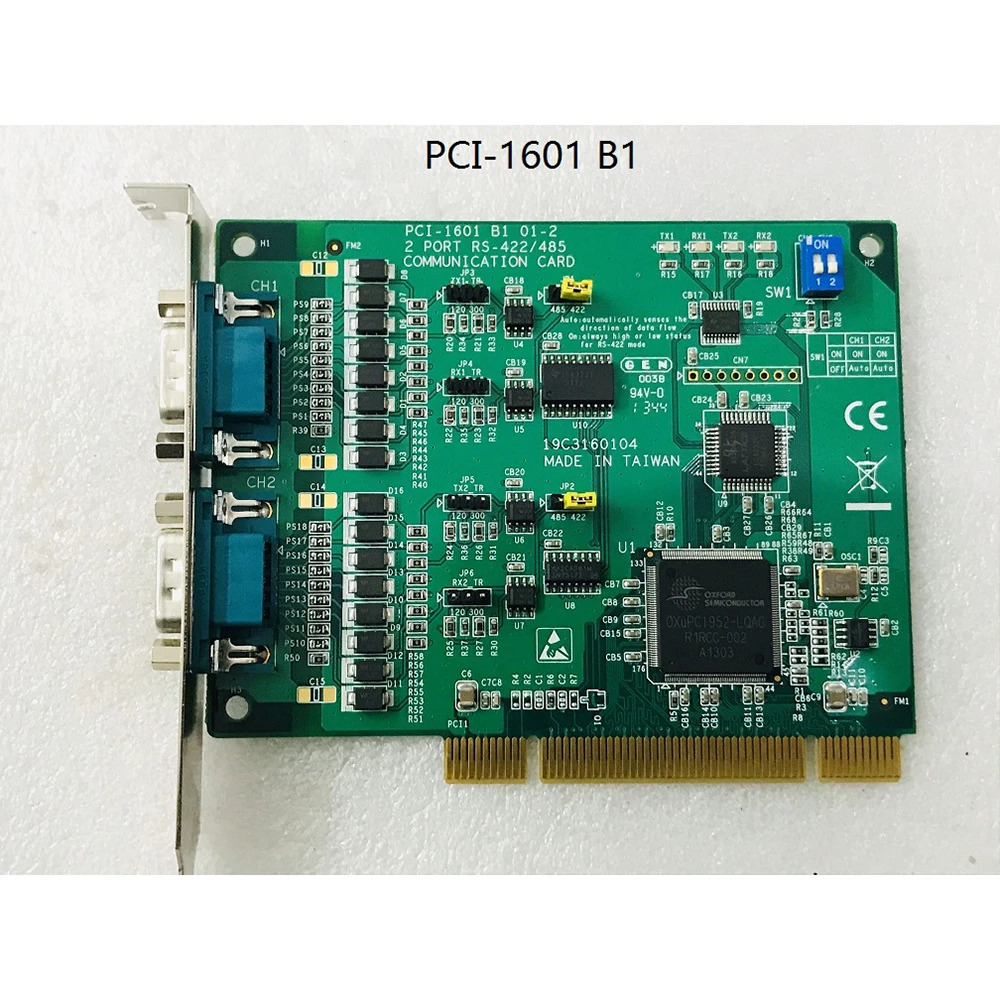 어드밴텍 2포트 RS-422/485 PCI 카드PCI-1601 B1에는 서지 보호 기능이 포함되어 있습니다.
