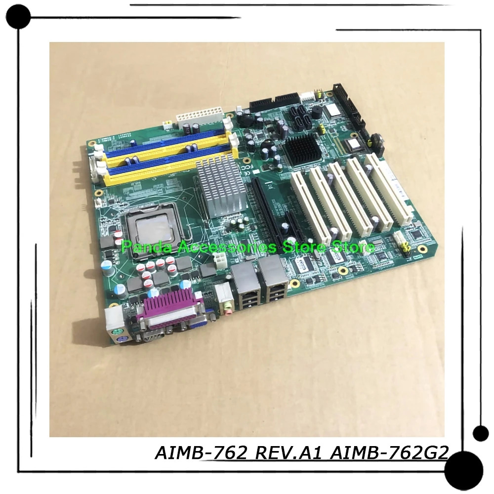 어드밴텍 산업제어 보드듀얼 네트워크 포트 5xPCI 2xCOM 2xLAN RAM LGA775 CPU AIMB-762 REV.A1 AIMB-762G2