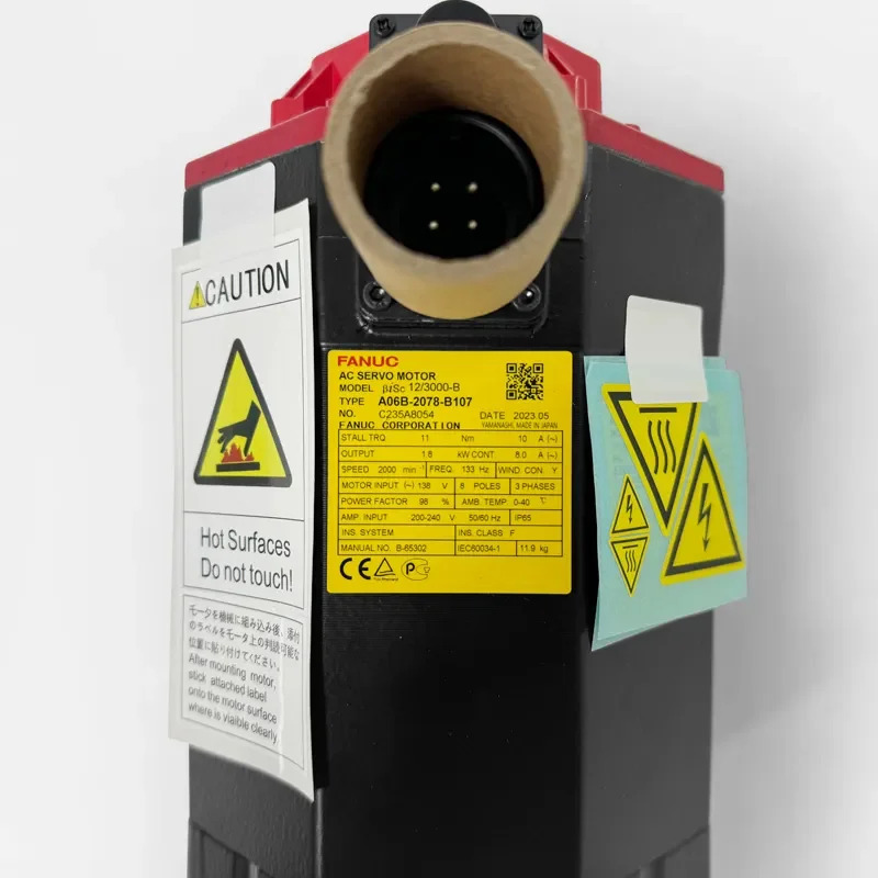 A06B-2078-B107 Fanuc AC 서보모터 12개월 A06B 2078 B107