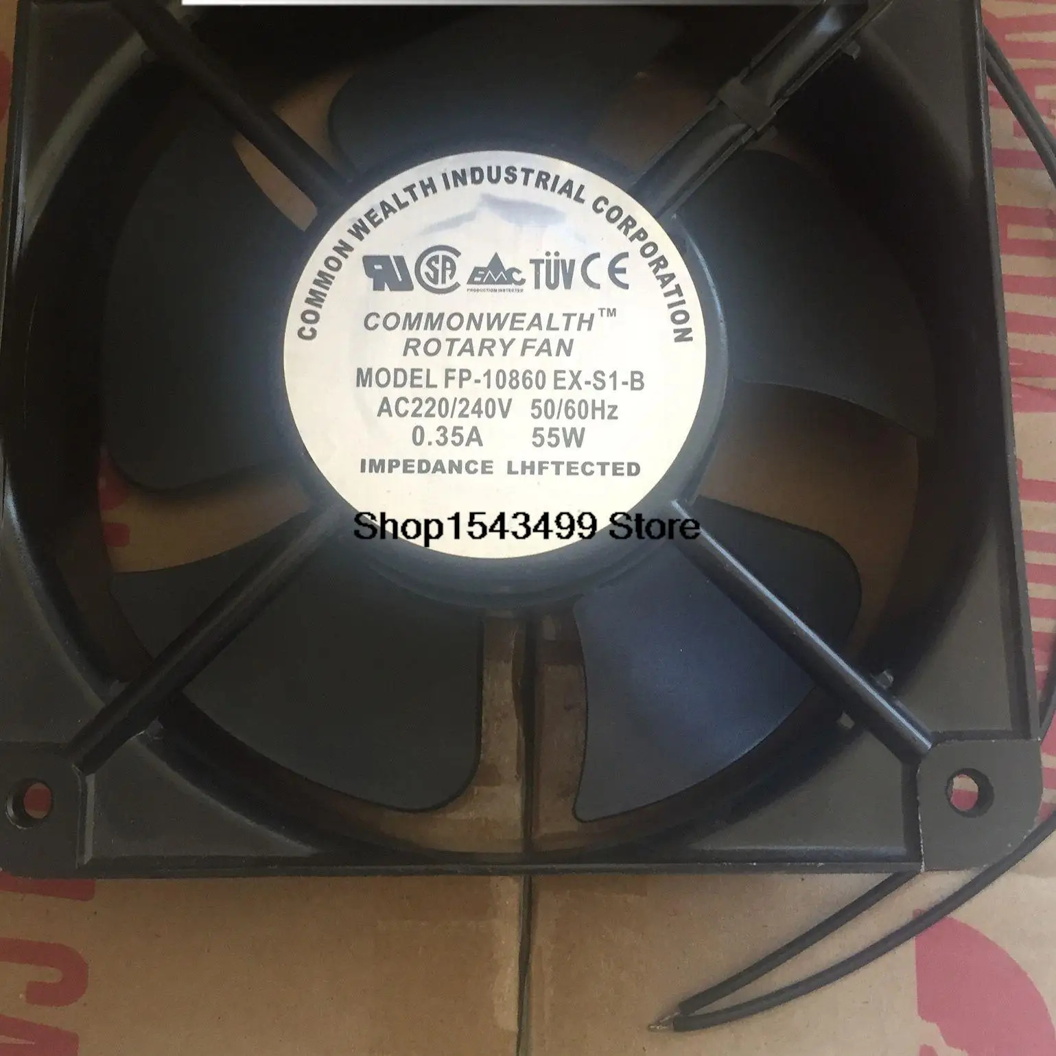 Sanxie FP-10860EX-S1-B 15050 220V 볼 구리 와이어 AC 에어 기계 15cm 냉각팬