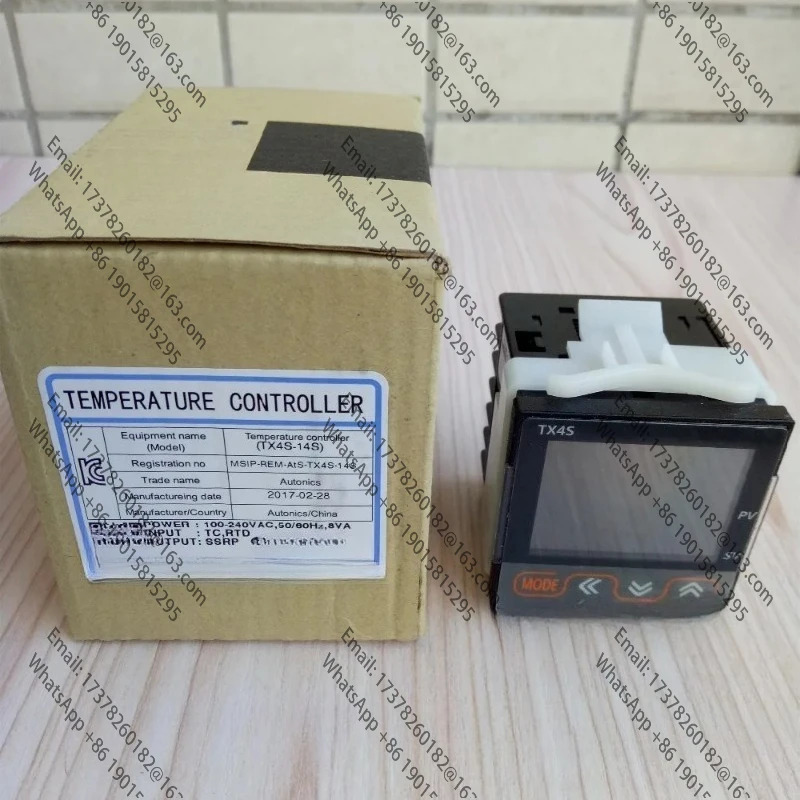 TX4S14S 온도 제어 1 16 DIN .LCD 디스플레이 4 자리 PID SSR 드라이브 출력 1개알람 100 240VAC 50/60Hz