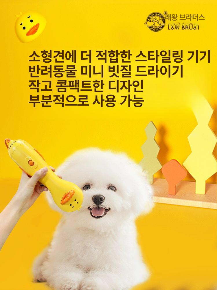 반려견 전용 펫 헤어드라이어 브리더스 비숑 테디용 블로우기 볼 - 상세 이미지 2