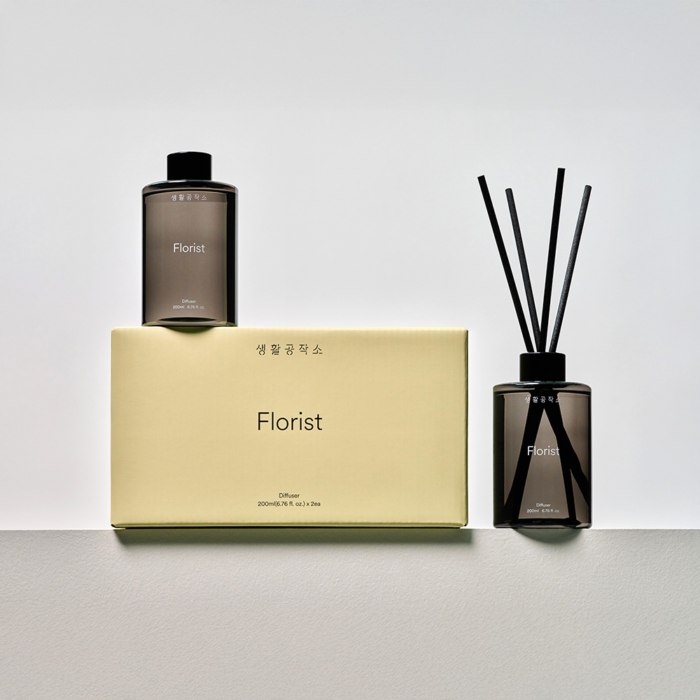 생활공작소 명품디퓨저 거실 화장실 사무실 실내방향제 200ml 2개