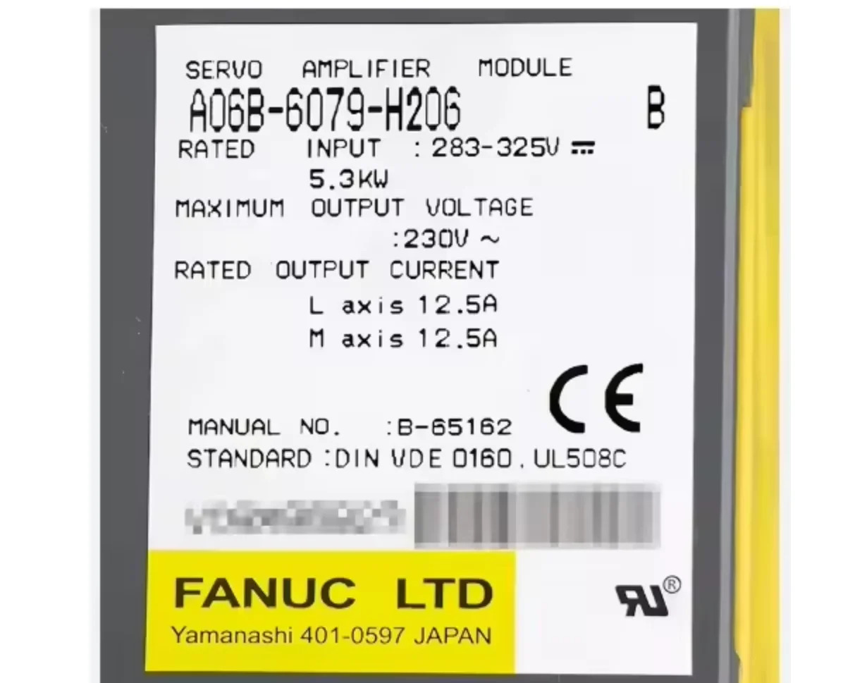 A06B-6079-H206 Fanuc 서보 드라이브 모듈 리퍼 OK