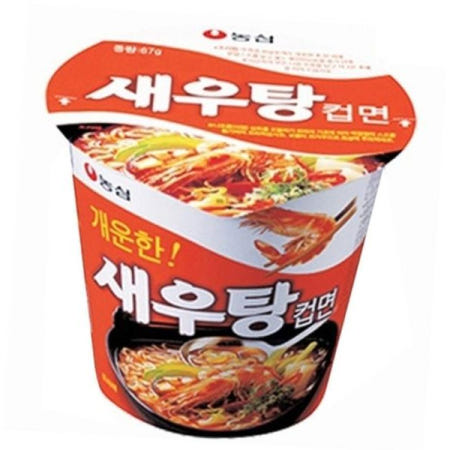 라면 농심 새우탕면 소컵 6입x4박스