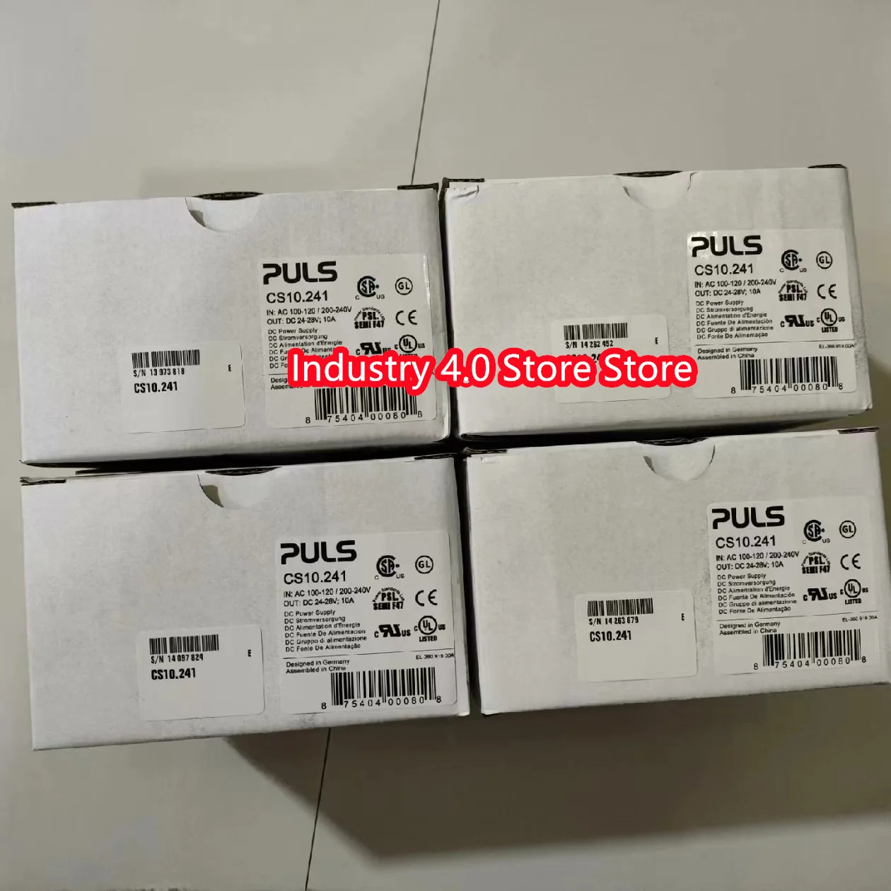 DIN 레일 전원공급장치오리지널 CS10.244CS10.481 단상 시스템