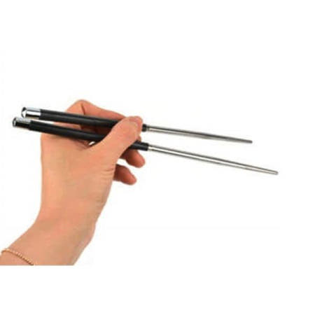 엣지 투톤 스텐 진공 젓가락