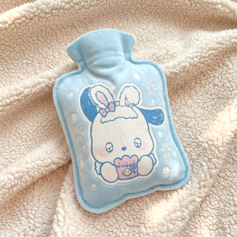 산리오 보온 물주머니 온수 찜질팩 핫팩 재사용 캐릭터 극세사 휴대용 생리 복부 온열 다용도 이미지 8