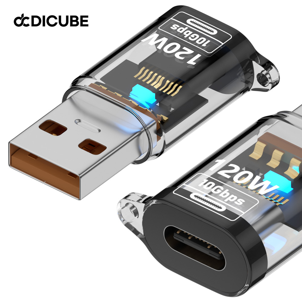 디큐브 USB C타입 OTG 젠더 변환 어댑터 8K 240W USB4 썬더볼트 호환 DAC 오디오 자석 충전 케이블 - 상세 이미지 2