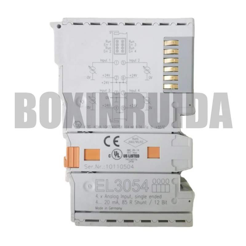 오리지널 EL3202 EL3054 EL3002 EL3102 EL3201 KL3002 아날로그 출력 터미널 모듈