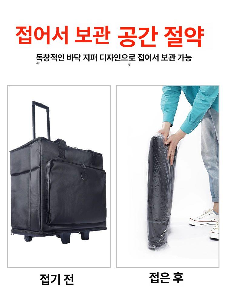 노트북가방 중형 컴퓨터가방 사무실 바퀴 캐리어 수납가방 출장용 - 상세 이미지 5