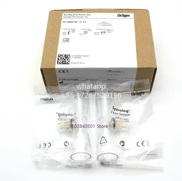 Drager Sina / Sina3005 PCS 오리지널 새 Spirolog 유량센서 8403735