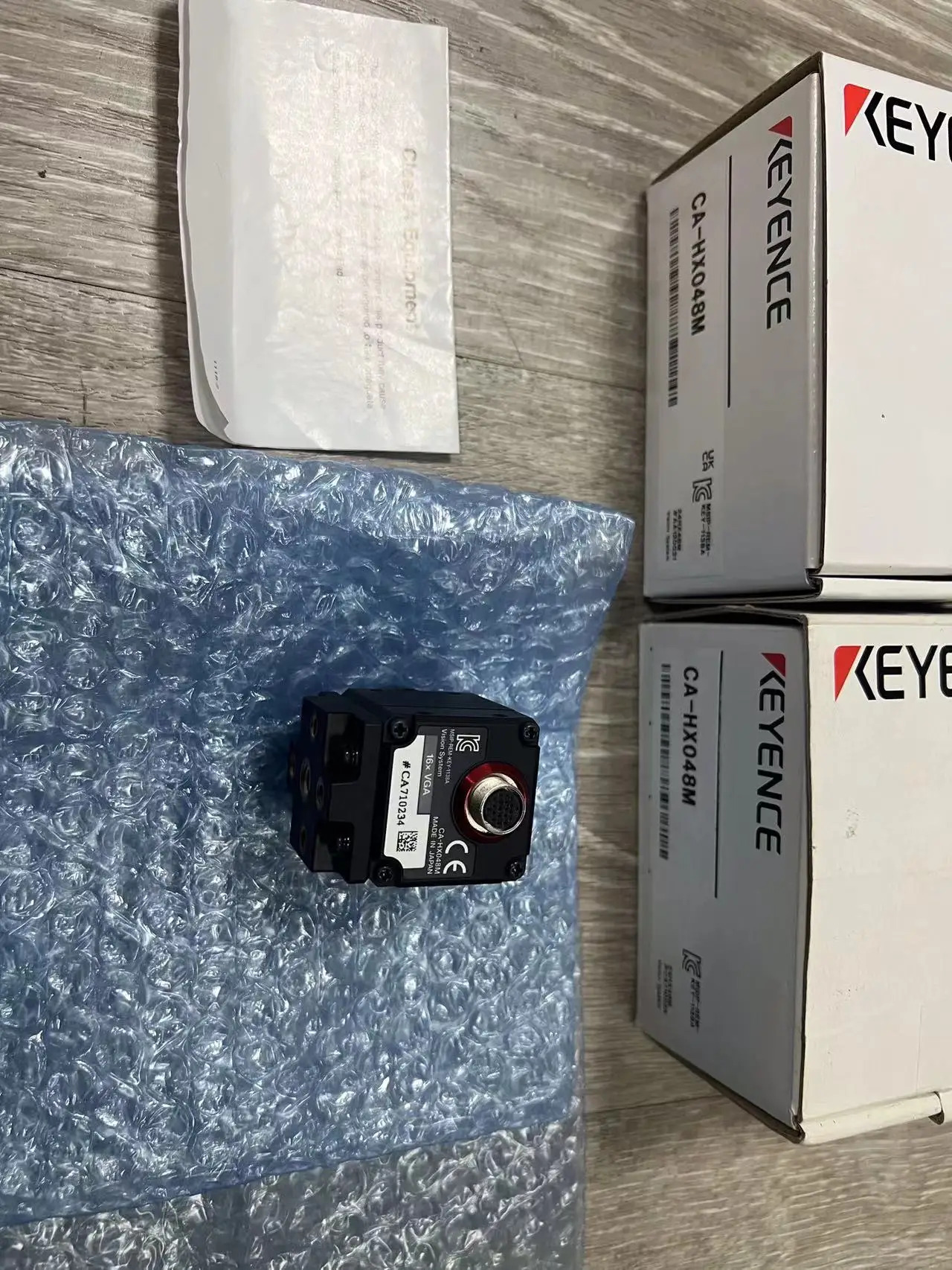 새 된 KEYENCE/KEYENCE CA-HX048M CA-H200CX 실제