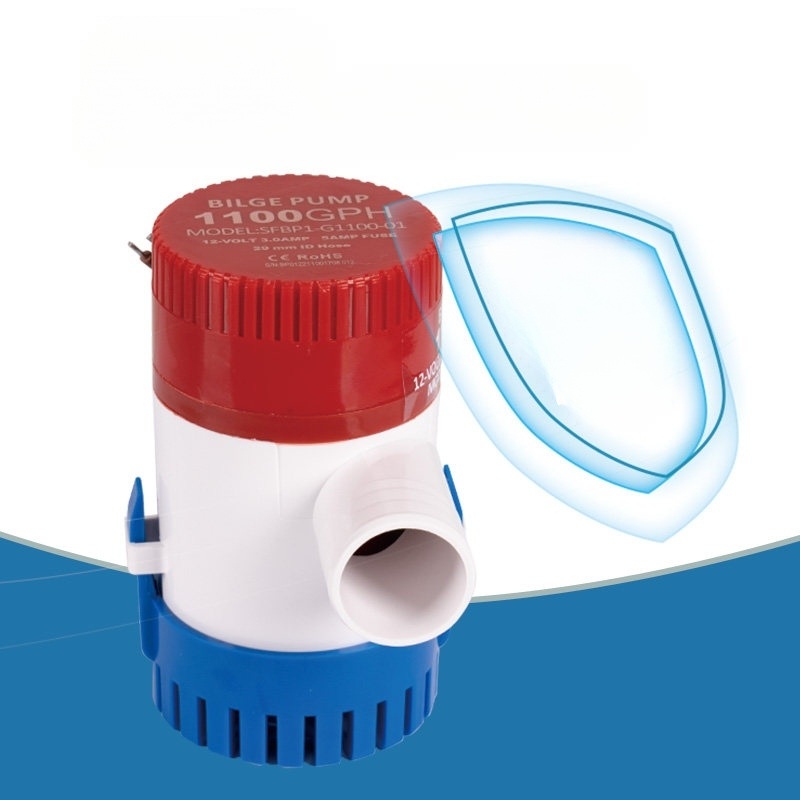 농사용 수중모터 수중 플라스틱 빌지펌프 고효율 12v 24v 750GPH 1000GPH - 상세 이미지 3