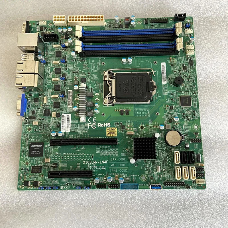 슈퍼마이크로 서버 마더보드 LGA 1150 C224X10SLM-LN4F
