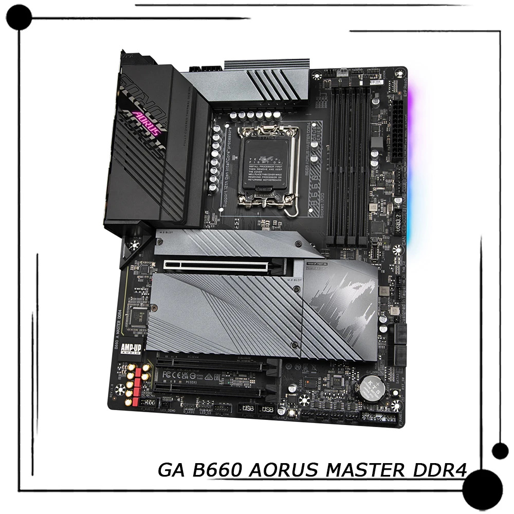 기가 바이트호환 B660 LGA 1700 DDR4 128GB PCI-E 4.0 데스크탑 마더보드 GA AORUS MASTER
