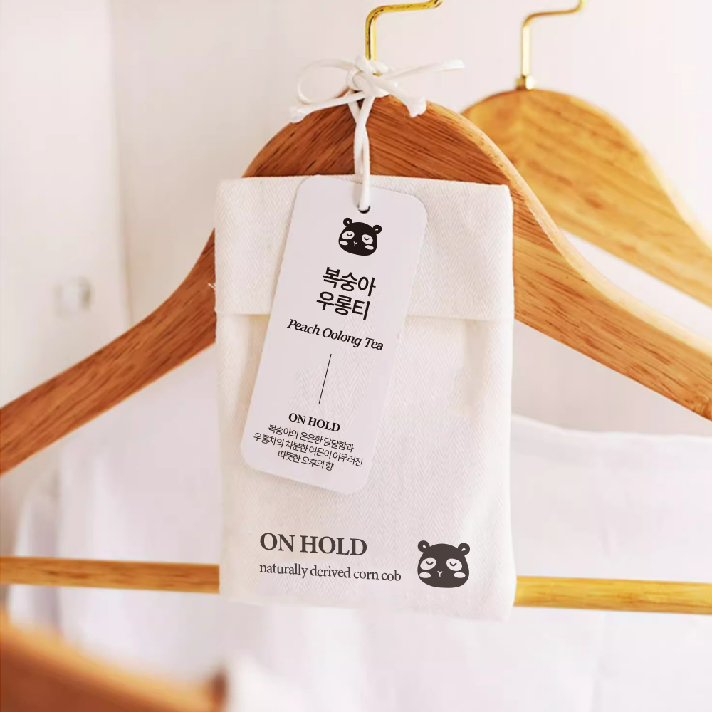 온홀드 퍼퓸 샤쉐 천연우드칩 실내 차량용 방향제 옷장 화장실 겸용 금목서