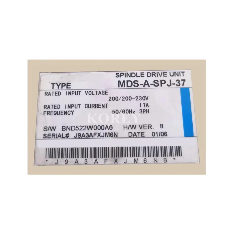 스핀들 드라이버 유닛 MDS-A-SPJ-37
