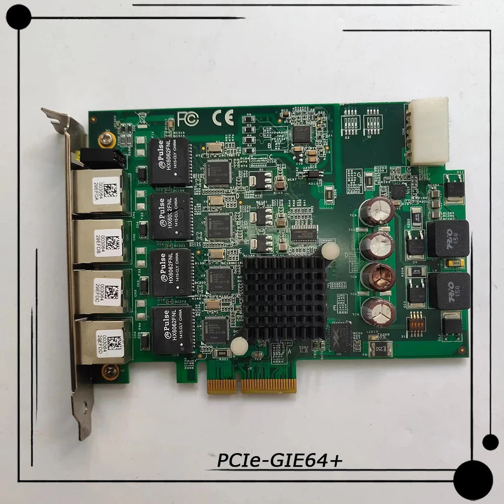 ADLINK 기가비트 네트워크 프레임 그래버 51-18519-0A40 PCIe-GIE64