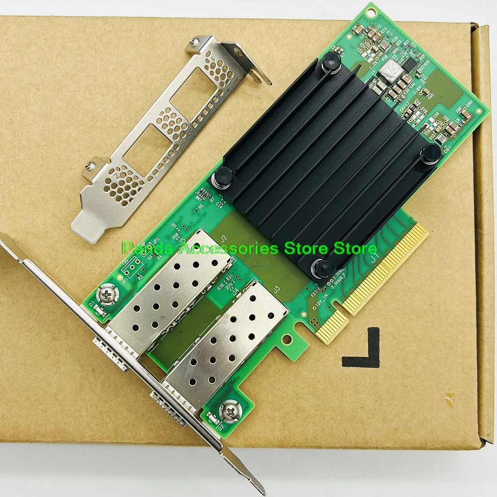 Mellanox ConnectX-5 10/25GbE CX512A 듀얼 포트 SFP28 PCIe3.0 x8 PC 네트워크 카드 InfiniBand NIC 하게 작동 MCX512A-