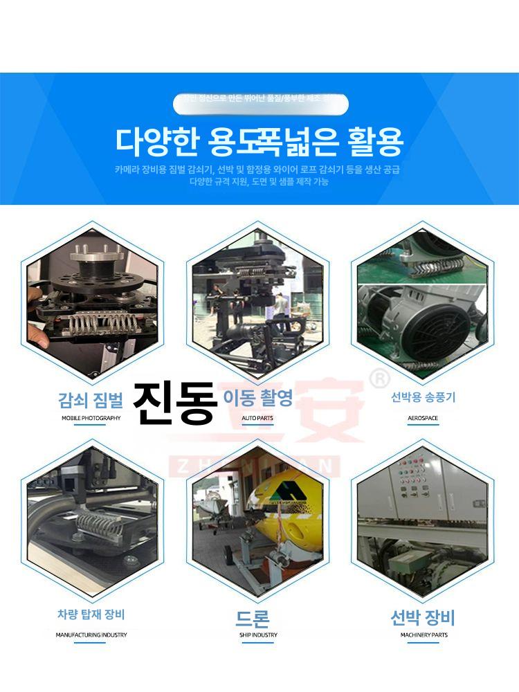 와이어 로프 방진기 부품 아이솔레이터 선박 충격 장비용 ZlA88 9 89 547 645kg - 상세 이미지 5