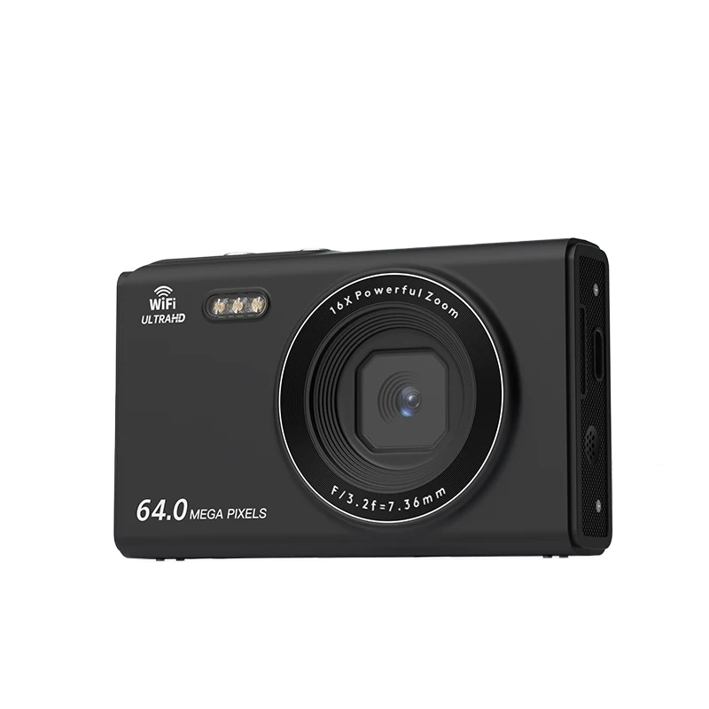 유튜버 카메라 미러리스 일반 디카 디지털 사 흰색 휴대폰으로 WIFI 직접전송 6400만 - 상품 이미지